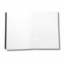 Caderno a5 Sketchbook Cosimento e abertura