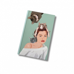 Planner Agenda Girl and Cats1