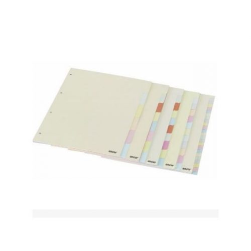 SEPARADOR CARTOLINA A4 12P CORES ANCOR