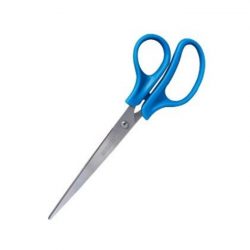 TESOURA ESCRITÓRIO CITYCOLOR 21CM METAL CABO PLÁSTICO