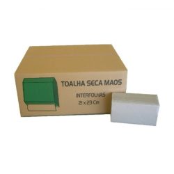 TOALHAS ZIG-ZAG 21X23CM FOLHA SIMPLES CAIXA C 20PACK C 125FOLHAS = 2500FOL 51415