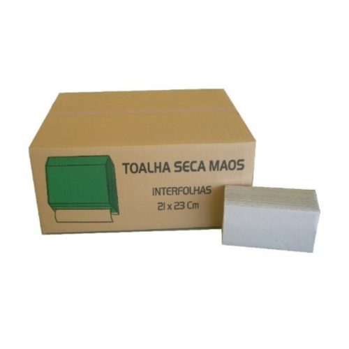 TOALHAS ZIG-ZAG 21X23CM FOLHA SIMPLES CAIXA C 20PACK C 125FOLHAS = 2500FOL 51415