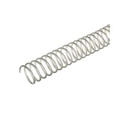 encadernação argola espiral PRATA