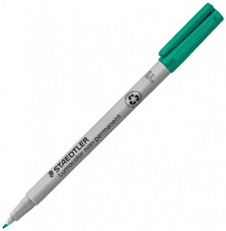 lumocolor permanent verde