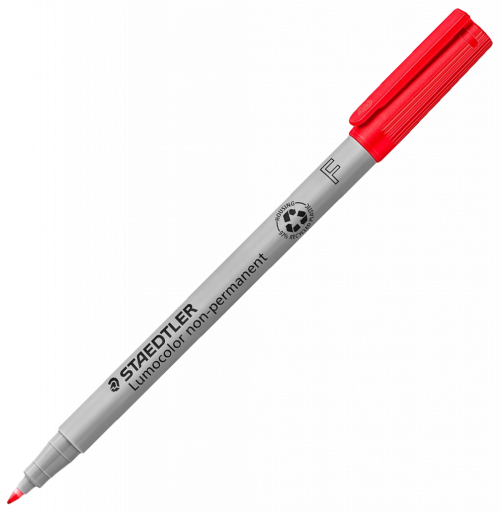 Staedtler Lumocolor vermelho