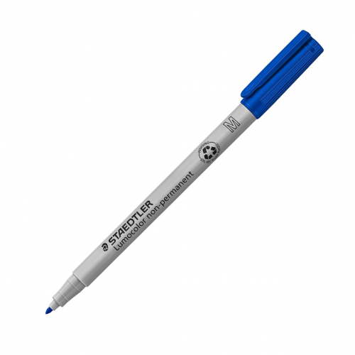marcador staedtler não permanente azul