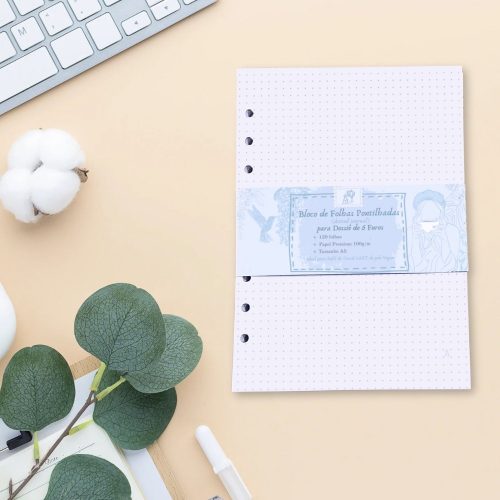 papel pontilhado dossier personalizavel